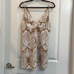 Free people Sequin lace dress